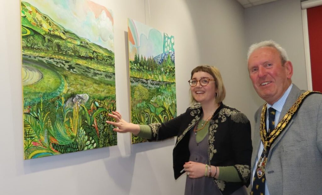 Colourful new art exhibition of landscapes opens in Burnham-On-Sea