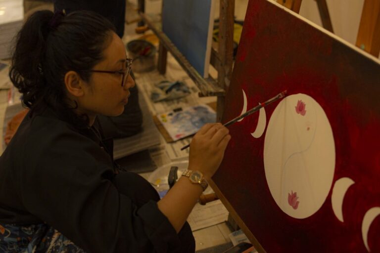 Kathmandu art exhibition aims at breaking menstruation taboos - OnlineKhabar English News