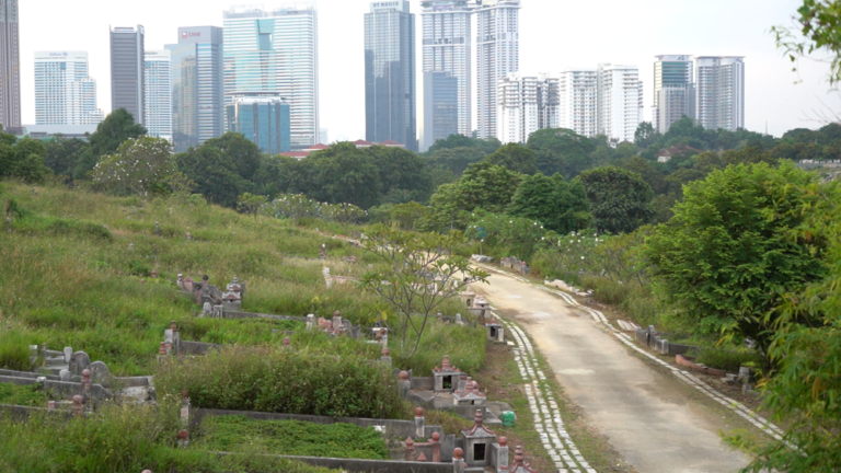 Cemetery hosts art exhibition to promote it as ‘semi-public park’